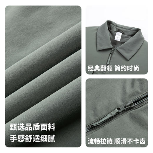 服圣得西男轻商务工装时尚翻领棉服2025秋季新款通勤简约有型夹克 商品图4