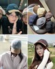 现货 THS-无 缪家 秋冬新款灯芯绒拼色棒球帽 5色 CN210 商品缩略图0