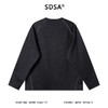 W53263SDSA男士秋冬新款痞帅男装潮牌洒金缝线圆领套头卫衣简约百搭上衣 商品缩略图5