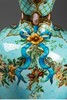 独角鹿西洋古董法国大师Théodore Deck彩釉陶瓷古董花瓶艺术摆件一对 商品缩略图5