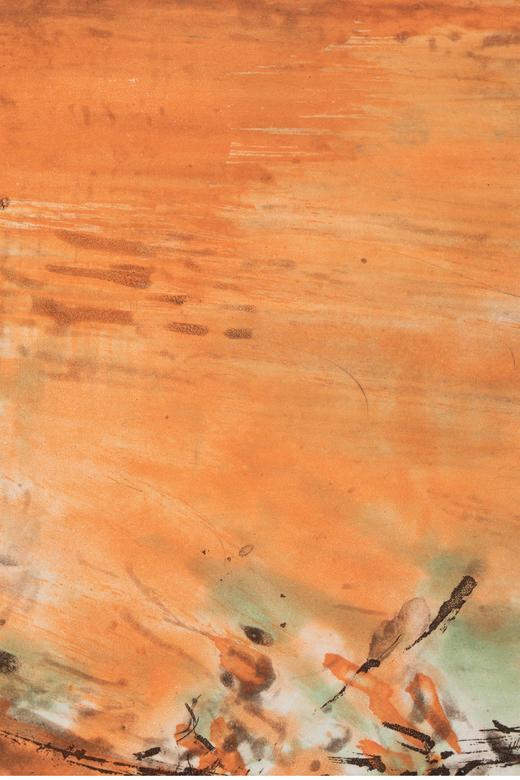 独角鹿西洋古董西班牙巴塞罗那Ediciones Polígrafa出版赵无极亲签限量彩色凹版蚀刻版画「无题：第302号」 商品图4