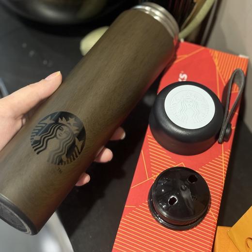 星&克木纹保温杯 商品图9