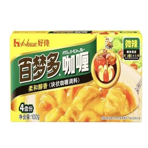 【超市】好侍百梦多微辣咖喱100g 商品图0