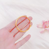 【限时克减128元】足金999.9 #儿童/宝宝 实心(面宽约1.9-2.3mm)光圈单只推拉BB镯宝宝镯童镯(TZ00010-02)预售产品下单后不退款不退货不换货不补差价 商品缩略图3