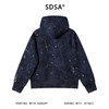 WT220SDSA男士秋冬新款痞帅男装休闲国潮复古滴胶拉链连帽卫衣百搭舒适 商品缩略图5