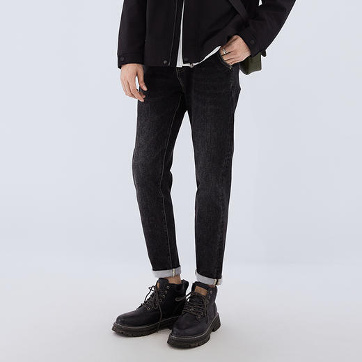 【断码清仓】HX 秋季水洗牛仔九分裤S210530001101 商品图2