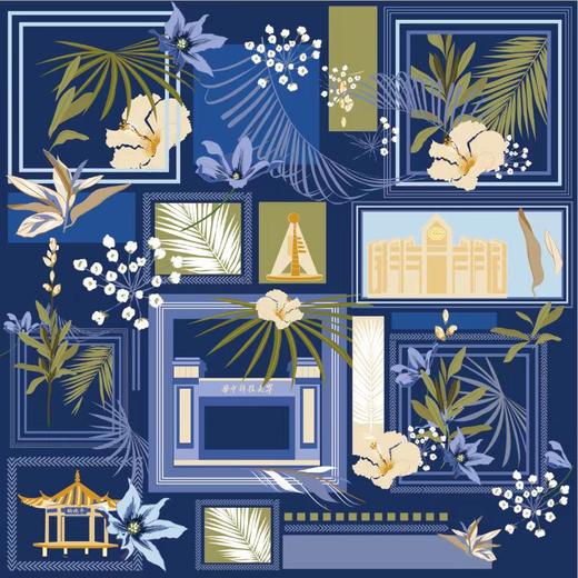 华科大真丝丝巾大方巾 商品图4