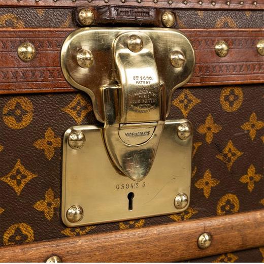独角鹿西洋古董1910年代法国顶级奢侈品牌路易威登出品Monogram帆布经典老花款行李箱 商品图5