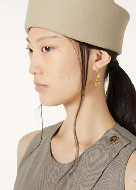 TB41-Linen Flower Bud女士花苞 耳环(JM*MM)