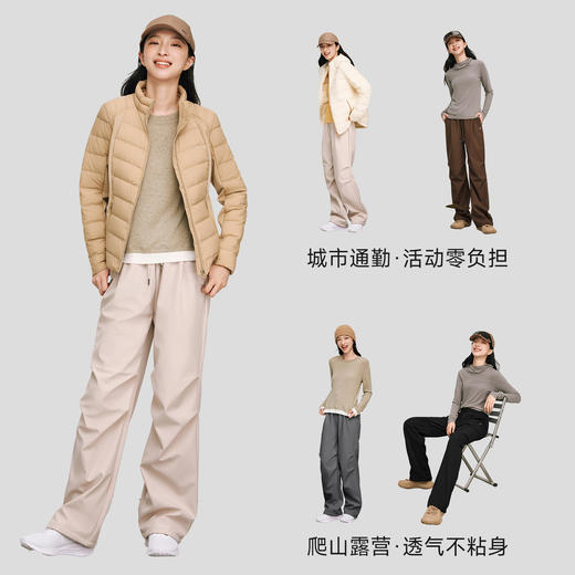 VVC燃点·云迹伞兵裤秋冬显瘦透气休闲户外运动阔腿裤 商品图6