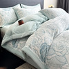 自然醒A类5D立体浮雕宽边牛奶绒四件套高档法兰珊瑚绒床单被套秋冬季轻奢床品QJ 商品缩略图11