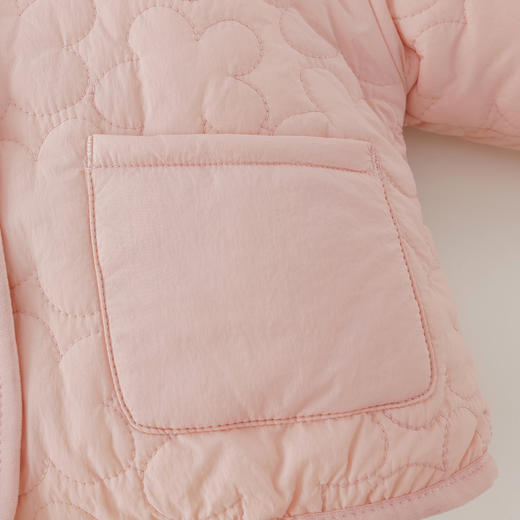 【无氟防泼水】马克珍妮女童花朵绗缝暖绒外套2025秋冬新款551675 商品图4