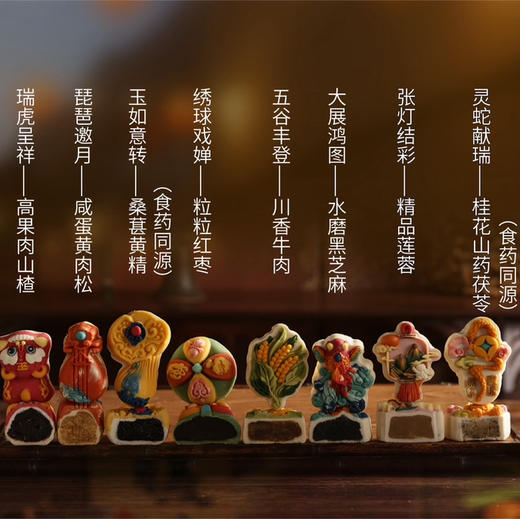 礼遇中秋·文创宫廷月饼（8粒装） 商品图3