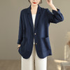 GYH 6213简约小西服宽松贴袋小西服休闲外套 商品缩略图3