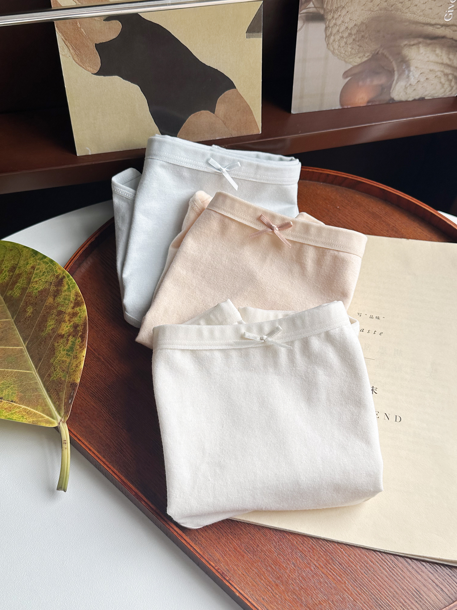 【3条装】 7A呵护纯色棉质内裤 亲肤云感棉 舒适透气 高腰版型 弹力足 不卡档 不夹PP