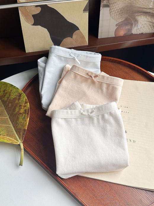 【3条装】 7A呵护纯色棉质内裤 亲肤云感棉 舒适透气 高腰版型 弹力足 不卡档 不夹PP 商品图0