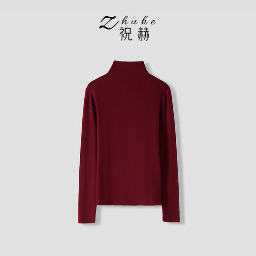 （合作款）羊毛混纺半高领打底衫- yb1022015 商品图2