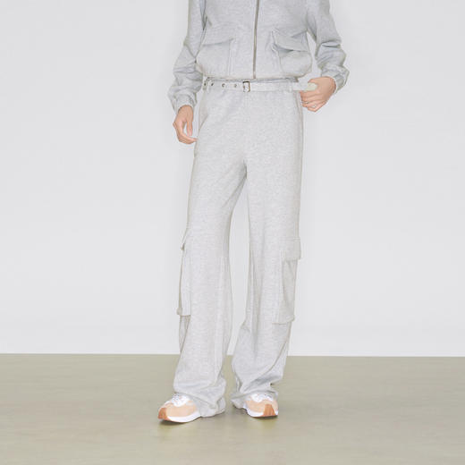 lost in echo2025早秋新款运动休闲时尚修身连帽卫衣外套卫裤套装 商品图4