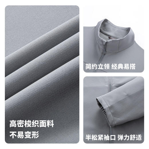 圣得西男士轻量化户外运动休闲夹克2025秋季新款简约易搭通勤外套 商品图4