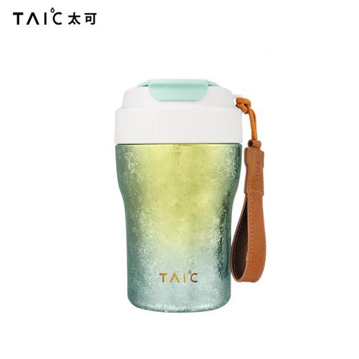 TAIC太可纯钛双层焕彩吸管咖啡杯女士高颜值轻奢便携随行可拎水杯 商品图0
