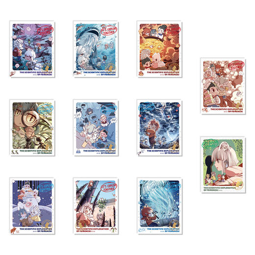《非人哉官方店》科学探险队拍立得盲盒烫金动漫周边UV卡通收藏卡牌 商品图4
