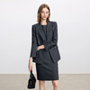 IWY/高级感灰色西装套裙女秋季新款总裁正装通勤职场工作服C2352+Q1442 商品缩略图1