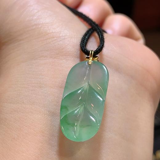 叶子翡翠吊坠 商品图5