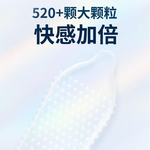 名流避孕套MO安全套套G点大颗粒型52mm玻尿酸中号男女用成人用品 商品图4