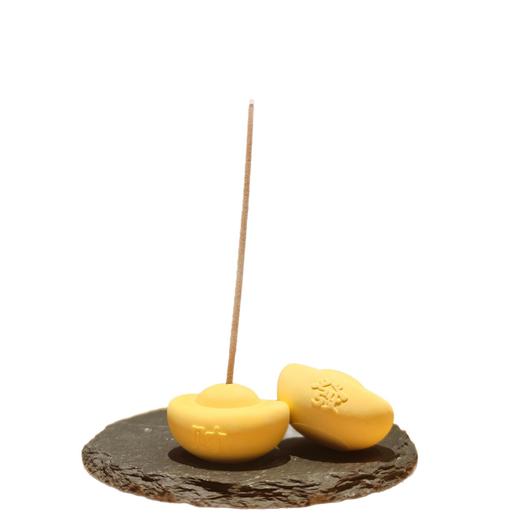 【敦煌迷你香插】敦煌小众元宝石膏香插线香 中式禅意香托室内 沉香檀香香炉配件创意家用香座 商品图4