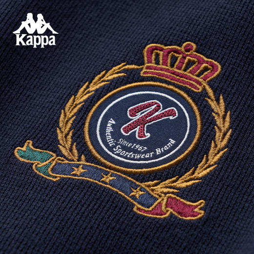 Kappa 25年秋季新款 休闲翻领针织套头衫女K0F82WT07 商品图4