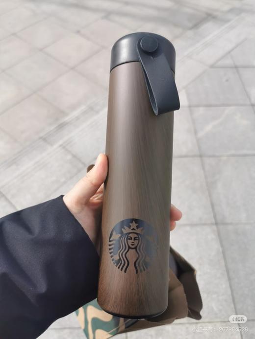星&克木纹保温杯 商品图5