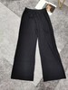 RM725#纯色抗条针织阔腿裤 商品缩略图0