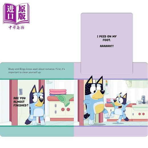 【中商原版】小蓝狗布鲁 我爱我家 Bluey How to be Romance 英文原版 儿童纸板书翻页书 亲子绘本 图画故事 进口低幼童书 商品图2