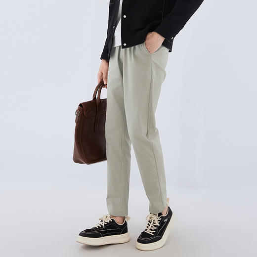 【新品上新】HX 春秋季休闲长裤垂感抗皱Y203530002101 商品图2