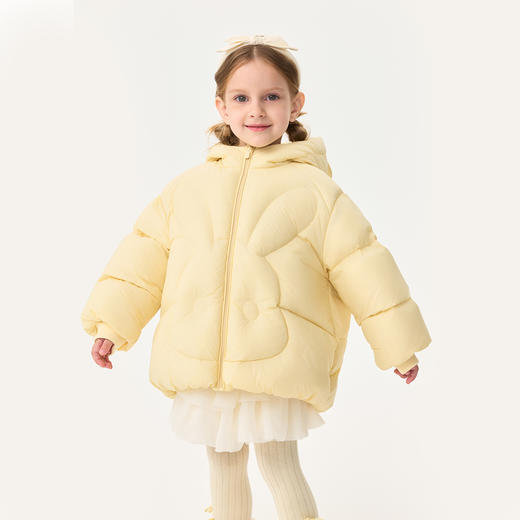 【无氟防泼水】马克珍妮女童可爱小兔云感轻盈羽绒服2025年冬装新款551711 商品图1