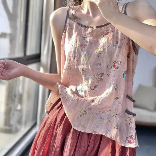 裁缝学苑AH61汉服吊带背心纸样女装内搭棉麻外穿打底上衣样板图纸 商品图4