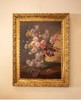 独角鹿西洋古董法国画家Emile Godchaux签名创作花卉静物主题布面古董油画 商品缩略图1