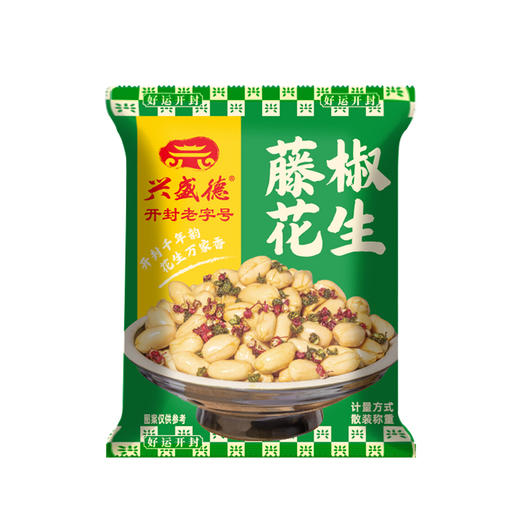 兴盛德麻辣花生迷你手抓包1000g红色方形礼盒 商品图2