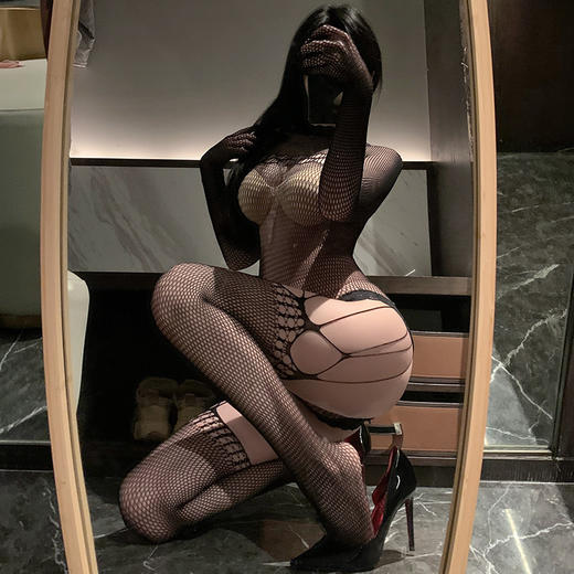 霏慕 惊喜礼物透视勾魂连身网袜ZY7575诱惑调情性感裸臀情趣内衣 商品图4