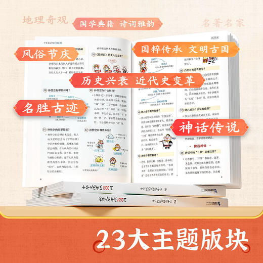 【斗半匠】中华文化常识1000问课内外知识百科从小学到高中通用 商品图4