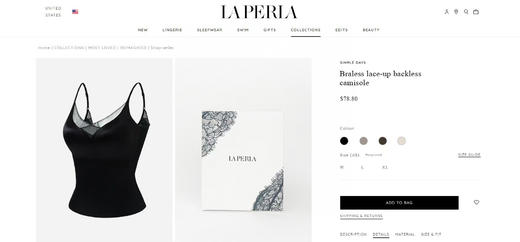 桑蚕丝缎面美背吊带 商品图1