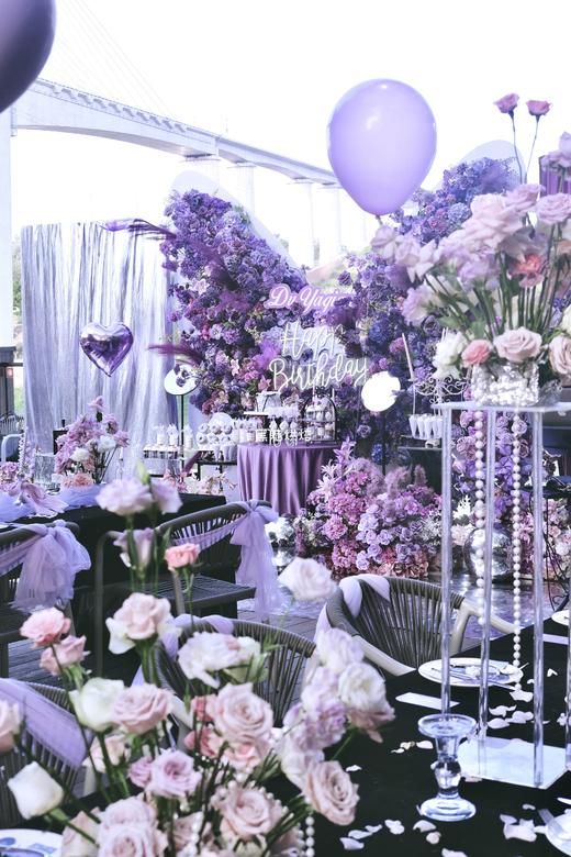 30岁紫色系生日宴 商品图1