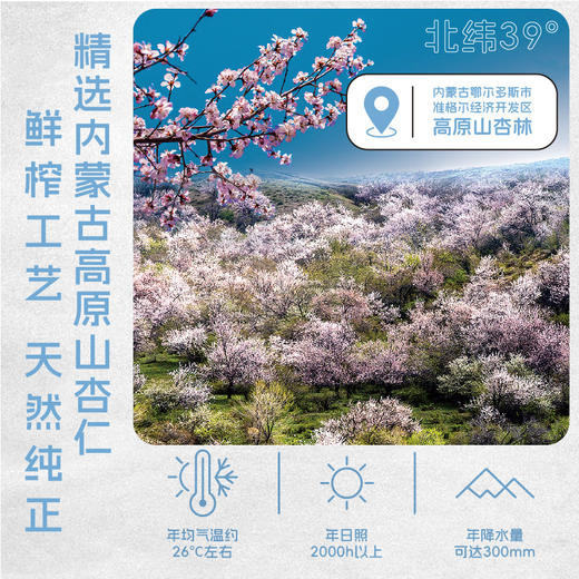 【自营】内蒙古高原杏仁露 235ml*5 NM 商品图2