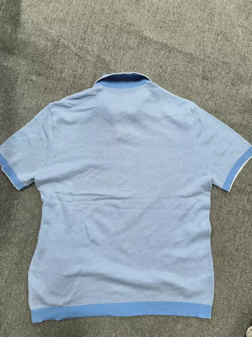 翻领拼接短袖上衣 商品图2