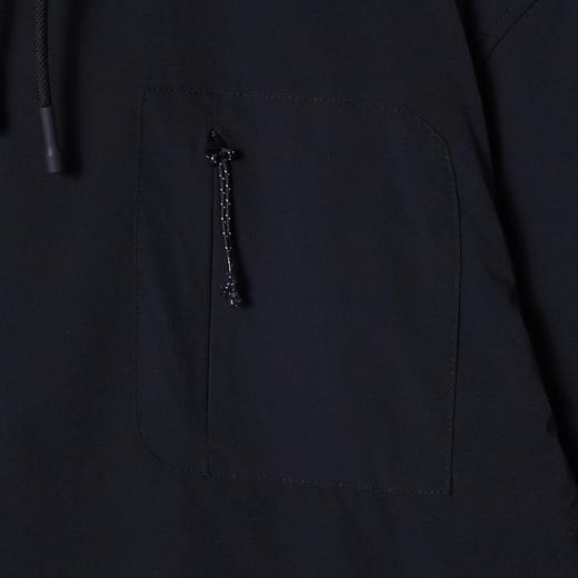 11302SDSA男士秋冬新款痞帅男装潮流纯色假两件连帽卫衣宽松百搭上衣 商品图3