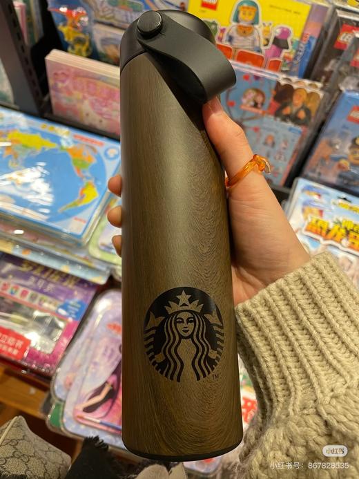 星&克木纹保温杯 商品图6