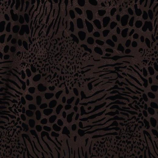 T4818SDSA男士秋冬新款痞帅男装潮牌提花植绒豹纹半高领长袖T恤时尚潮 商品图3