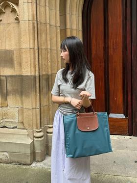 珑骧新款Cabas Longchamp系列托特公文包（SS）