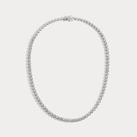 订购8周到｜Lili Claspe-Reese-银色 锆石 镶嵌 项链［美国设计师］