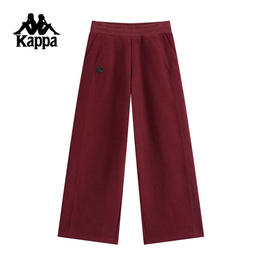 Kappa 25年秋季新款 直筒宽松休闲针织长裤 女K0F82AK23 商品图1